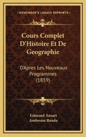 Cours Complet D'Histoire Et De Geographie