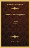 The Recall, Excluding Judges