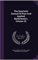 Quarterly Journal Of Pure And Applied Mathematics, Volume 32
