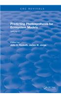 Predicting Photosynthesis For Ecosystem Models