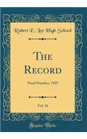 The Record, Vol. 16