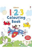 First Colouring Book 123 + Stickers