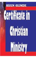 Certificate in Christian Ministry