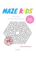 Kids Mazes Age 7: 50 Best Kids Puzzles Maze Game, Maze For Kids, Children Maze Brain Training Game, Children Mazes Age 7 Volume 2