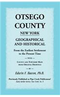 Otsego County New York Geographical and Historical