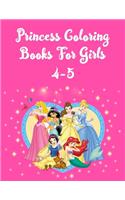 Princess Coloring Books For Girls 4-5: Princesses Jumbo Coloring Book With High Quality Images For Kids Ages 4-8 9-12