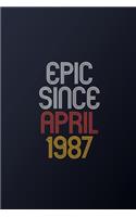 Epic Since April 1987