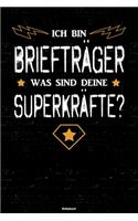 Ich bin Briefträger was sind deine Superkräfte? Notizbuch