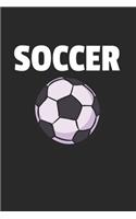 Fußball Fußballspieler Notizbuch