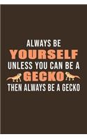 Always Be Yourself Unless Can Be A Gecko Then Always Be Gecko