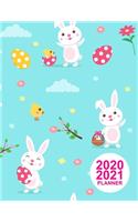 2020 2021 Planner: Cute Daily, Weekly and Monthly Planner 2 Years - Agenda Schedule Organizer Logbook and Personal Journal Diary - 24 Months Calendar Two Year Appointm