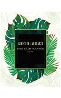 2019-2023 Green Fern Five Year Planner: 60 Months Planner and Calendar, Monthly Calendar Planner, Agenda Planner and Schedule Organizer, Journal Planner and Logbook, Appointment Notebook, 