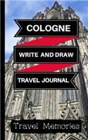 Cologne Write and Draw Travel Journal