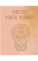 Thirteen Month Planner