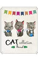 Cat Collection Record: Health Record Schedule Organizer Appointment Journal Notebook and Action Day 8 X 10 Inch, Cute Cats(1 Pets & Animal Care)