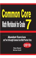 Common Core Math Workbook for Grade 7