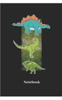 Notebook: Lined Notebook for Dinosaur, Saurian and Fossil Fans - Perfect Gift for Men, Women and Kids