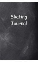 Skating Journal Chalkboard Design: (Notebook, Diary, Blank Book)