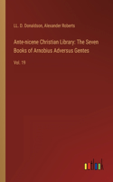 Ante-nicene Christian Library