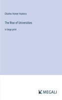 The Rise of Universities