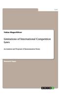 Limitations of International Competition Laws