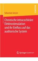 Chronische intracochleäre Elektrostimulation und ihr Einfluss auf das auditorische System