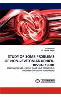 Study of Some Problems of Non-Newtonian Renier-Rivlin Fluid