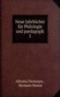 Neue Jahrbucher fur Philologie und paedagogik