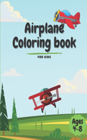 Airplane Coloring Book For Kids Ages 4-8