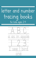 Letter and Number Tracing Books for Kids Ages 2-4