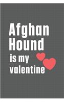 Afghan Hound is my valentine: For Afghan Hound Dog Fans