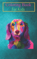 Coloring Book For Kids: Cocker Spaniel Cute Colorful Dog Pop Art Style Idea Animal Coloring Book: For Kids Aged 3-8 (Fun Activities for Kids)