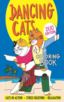 Dancing Cats Coloring Book Duo edition