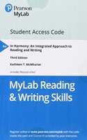 Mylab Reading & Writing Skills with Pearson Etext -- Standalone Access Card -- In Harmony: Reading and Writing