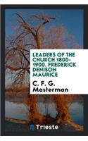 Frederick Denison Maurice