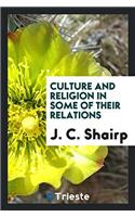 Culture and Religion in Some of Their Relations