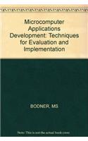 Microcomputer Applications Development