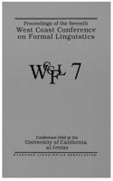 Proceedings of the 7th West Coast Conference on Formal Linguistics