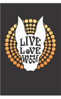 Dog Paw Woof Notebook Journal