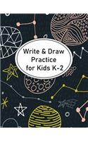 Write & Draw Practice For Kids K-2