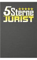 5 Sterne Jurist: Punktiertes Notizbuch Mit 120 Seiten Zum Festhalten Für Alle Notizen, Termine, Listen Und Vieles Mehr - Ebenfalls Eine Tolle Und Lustige Geschenkide