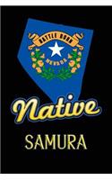 Nevada Native Samura: College Ruled Composition Book