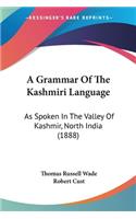 Grammar Of The Kashmiri Language
