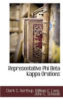 Representative Phi Beta Kappa Orations