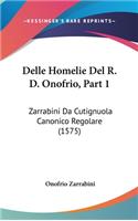 Delle Homelie del R. D. Onofrio, Part 1