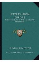 Letters From Europe