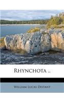 Rhynchota ..