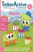 TinkerActive Early Skills Math Workbook Ages 4+