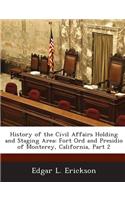 History of the Civil Affairs Holding and Staging Area