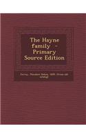 The Hayne Family